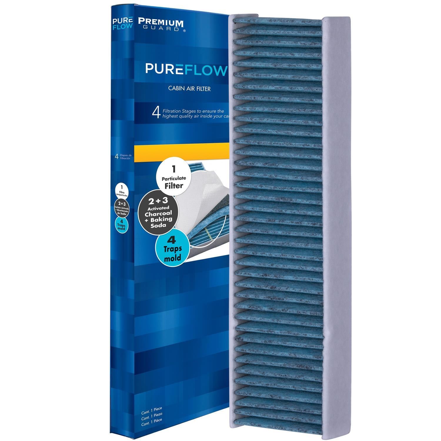 PUREFLOW 2020 Porsche 718 Spyder Cabin Air Filter with Antibacterial Technology, PC99596X