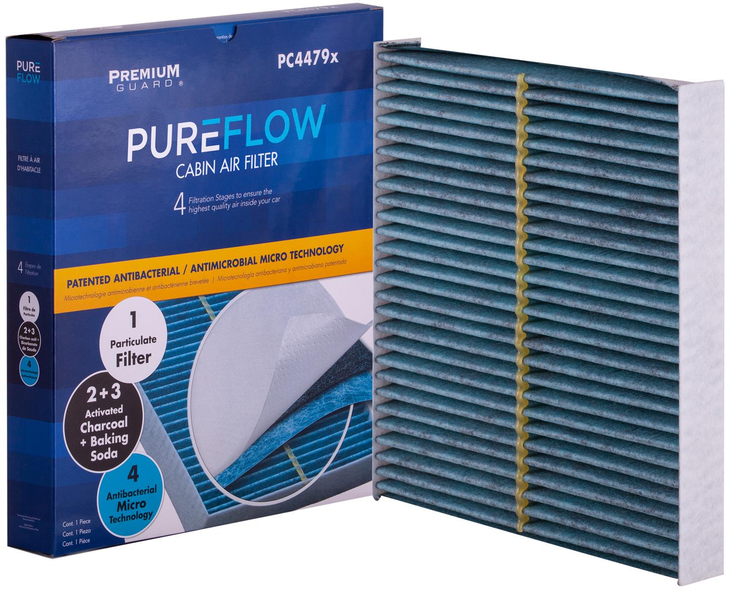 PC4479X Cabin Air Filter | Fits 2011-20 Dodge Grand Caravan, 2011-16 Chrysler Town & Country, 2008-13 Infiniti G37, 2012-15 Ram C/V, 2011-14 Volkswagen Routan