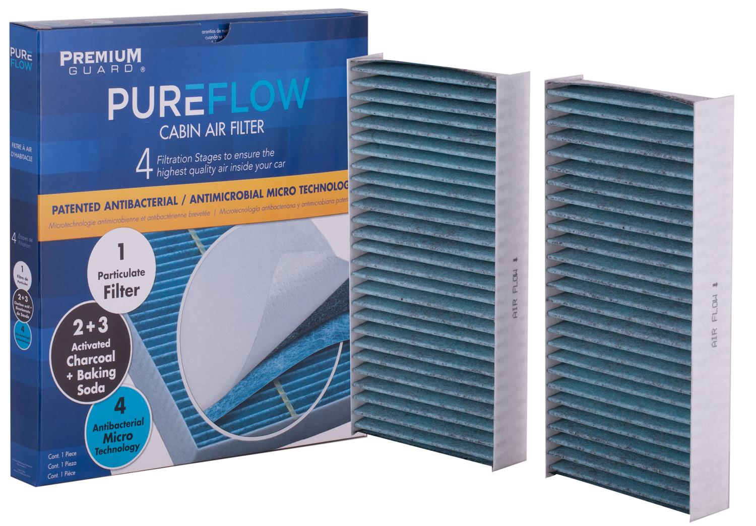 PC5439X Cabin Air Filter | Fits 2006 Acura CSX, 1997-05 EL, 2002-06 RSX, 2001-05 Honda Civic, 2002-06 CR-V, 2003-11 Element (Set of 2)