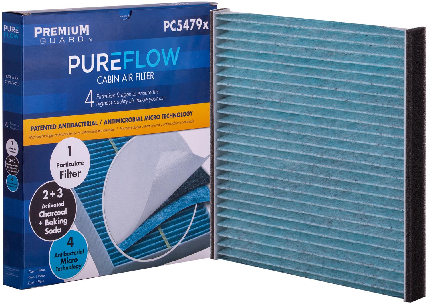 PC5479X Cabin Air Filter | Fits 2004-06 Lexus ES330, 2004-09 GX470, 2004-05 RX330, 2007-09 RX350, 2006-08 RX400h, 1996-04 Toyota Avalon, 2000-06 Camry, 2002-10 Sienna, 2000-