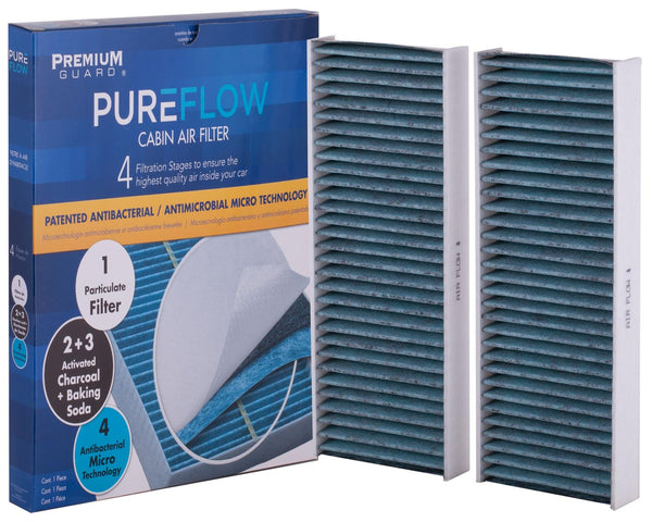 PC5764X Cabin Air Filter | Fits 2005-12 Nissan Pathfinder, 2005-15 Xterra, 2005-18 Frontier, 2009-12 Suzuki Equator (Set of 2)