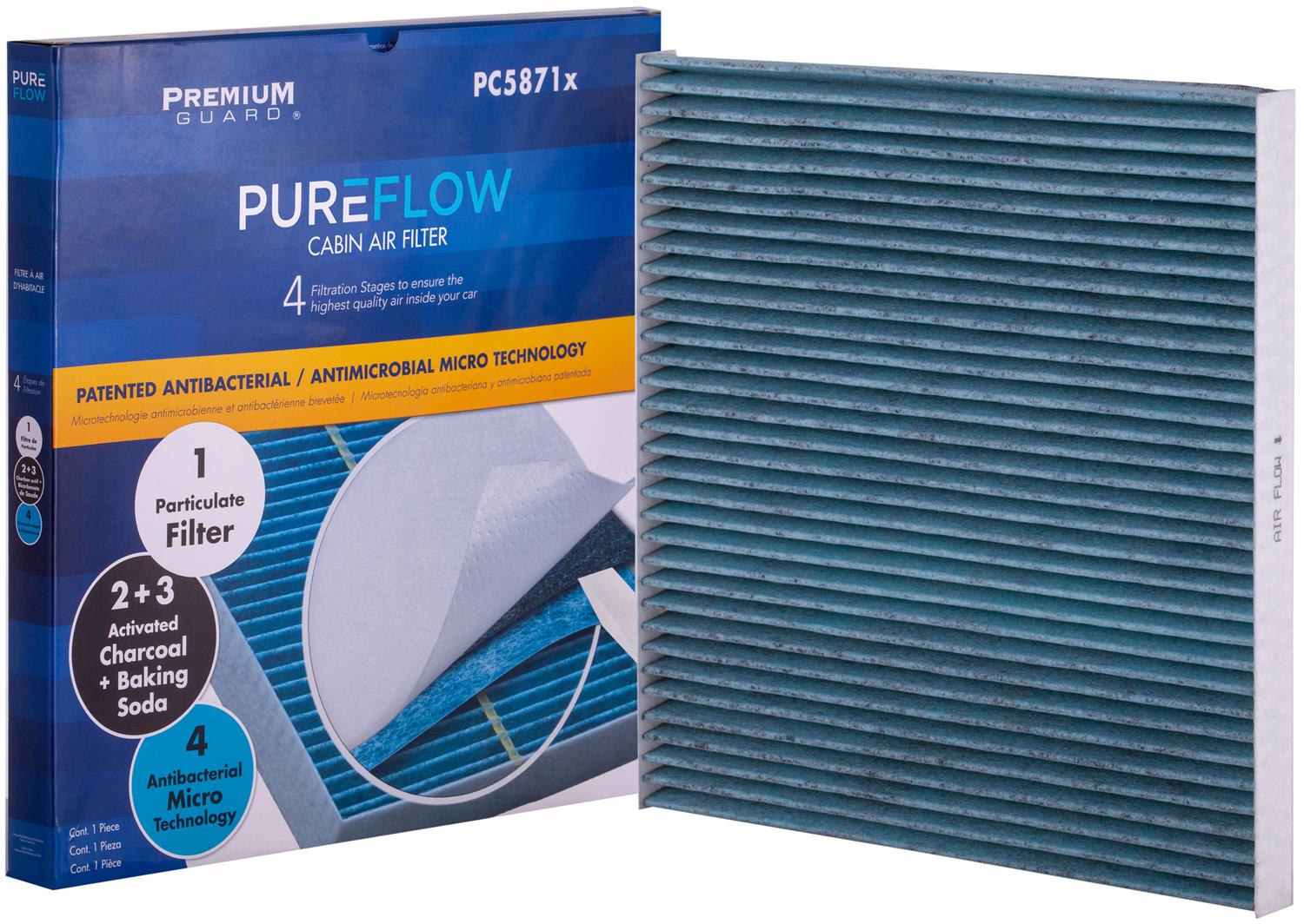 PC5871X Cabin Air Filter | Fits 2007-13 Nissan Altima, 2009-14 Maxima, 2009-16 Murano, 2011-17 Quest