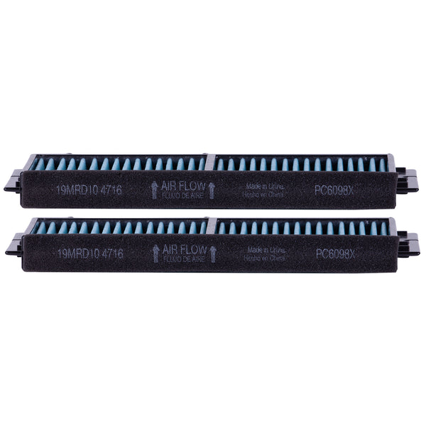 PC6098X Cabin Air Filter | Fits 2010-13 Mazda 3, 2010-13 3 Sport (Set of 2)