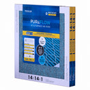 PUREFLOW, Home Furnace Air Filter 14x14x1, with 4 Layers of Advanced Filtration Technology, MERV-13 (2 - Pack)