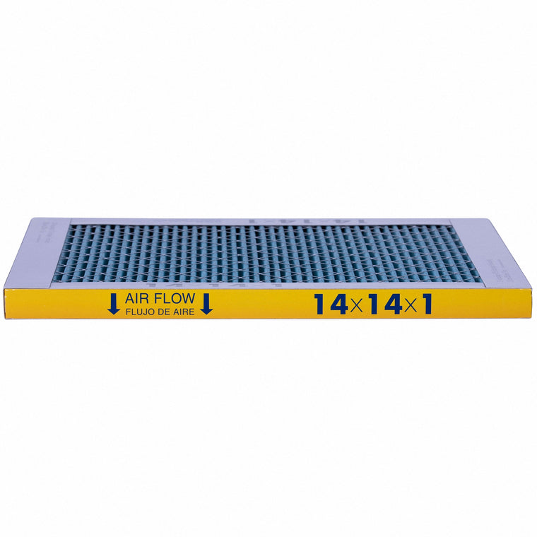 PUREFLOW, Home Furnace Air Filter 14x14x1, with 4 Layers of Advanced Filtration Technology, MERV-13 (2 - Pack)