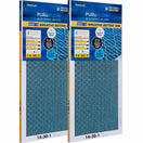 PUREFLOW, Home Furnace Air Filter 14x30x1, with 4 Layers of Advanced Filtration Technology, MERV-13 (2 - Pack)