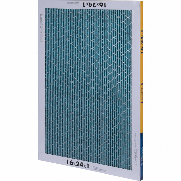 PUREFLOW, Home Furnace Air Filter 16x24x1, with 4 Layers of Advanced Filtration Technology, MERV-13 (2 - Pack)