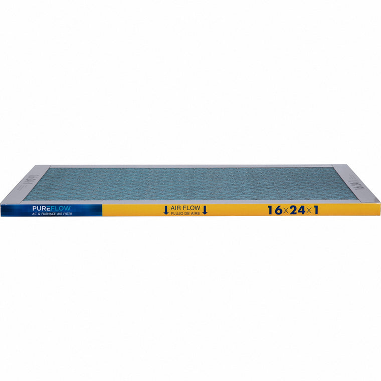 PUREFLOW, Home Furnace Air Filter 16x24x1, with 4 Layers of Advanced Filtration Technology, MERV-13 (2 - Pack)
