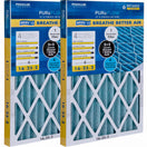 PUREFLOW, Home Furnace Air Filter 16x25x2, with 4 Layers of Advanced Filtration Technology, MERV-13 (2 - Pack)