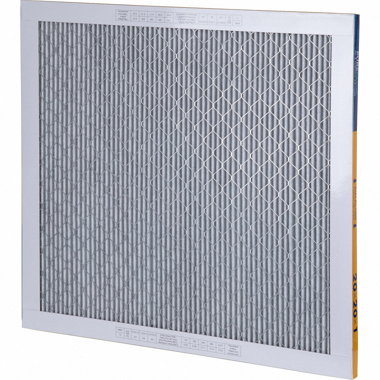 PUREFLOW, Home Furnace Air Filter 20x20x1, with 4 Layers of Advanced Filtration Technology, MERV-13 (2 - Pack)