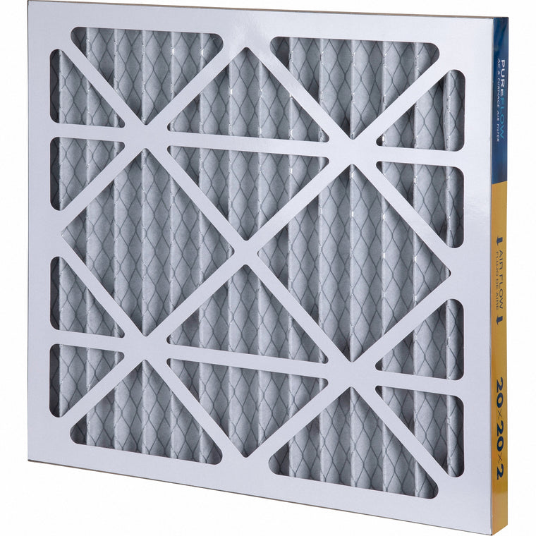 PUREFLOW, Home Furnace Air Filter 20x20x2, with 4 Layers of Advanced Filtration Technology, MERV-13 (2 - Pack)