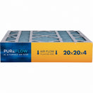 PUREFLOW, Home Furnace Air Filter 20x20x4, with 4 Layers of Advanced Filtration Technology, MERV-13 (1 - Pack)