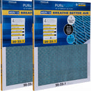 PUREFLOW, Home Furnace Air Filter 20x25x1, with 4 Layers of Advanced Filtration Technology, MERV-13 (2 - Pack)