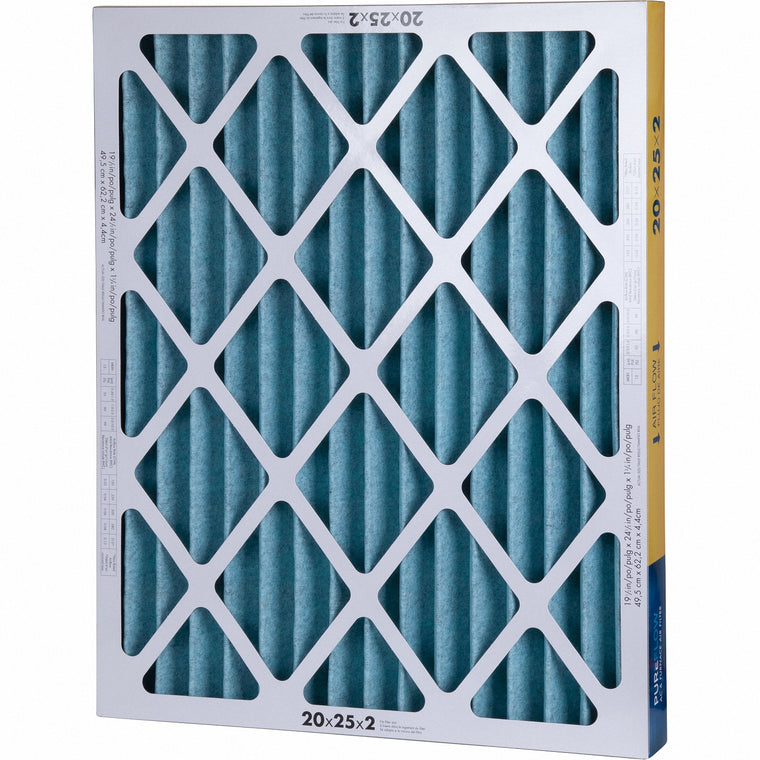PUREFLOW, Home Furnace Air Filter 20x25x2, with 4 Layers of Advanced Filtration Technology, MERV-13 (2 - Pack)