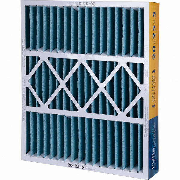 PUREFLOW, Home Furnace Air Filter 20x25x5, with 4 Layers of Advanced Filtration Technology, MERV-13 Pack of 1