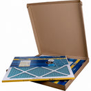PUREFLOW, Home Furnace Air Filter 24x24x1, with 4 Layers of Advanced Filtration Technology, MERV-13 (2 - Pack)