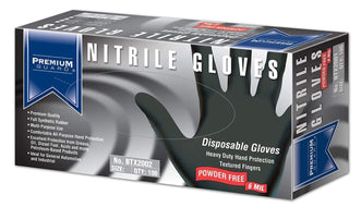 Premium Guard - Nitrile Gloves BTX2002, 100 Gloves per Box